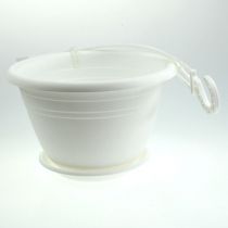 daiktų Pakabinamas krepšelis Galicia Ø30cm baltas