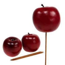 Dirbtinis obuolys raudonas Ø7,5cm 6vnt