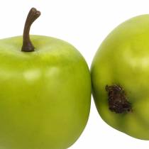 daiktų Dekoratyviniai mini obuoliai žalia geltona dirbtinė H4,3cm Ø3,6cm 24 vnt
