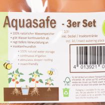 daiktų „Aquasafe“ vandens rezervuaras su vabzdžių girdykla sodui, balkonui, terasai, 12 cm, 3 dalys