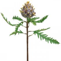 Deco artišokinis violetinis dirbtinis augalas rudens puošmena Ø7,5cm H42cm