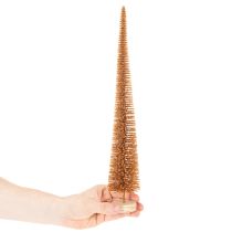 daiktų Dirbtinė Kalėdų eglutės dekoracija, plona, su mediniu pagrindu, 40 cm, 3 dalys