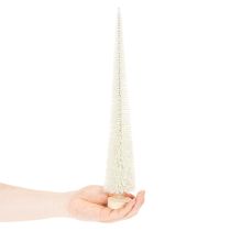 daiktų Dekoratyvinė Kalėdų eglutė su mediniu pagrindu žiemos dekoracijoms, 40 cm, 3 dalys