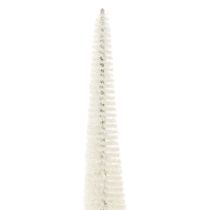 daiktų Dekoratyvinė Kalėdų eglutė su mediniu pagrindu žiemos dekoracijoms, 40 cm, 3 dalys