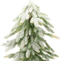daiktų Dirbtinė eglė su sniego dekoracija, žiemai ir Kalėdoms, 95 cm