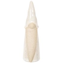 daiktų Dekoratyvinė nykštuko figūrėlė, šviesios keramikos, skandinaviško stiliaus, 18 cm, 3 dalys