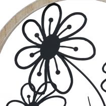 daiktų Metalinių gėlių stalo apdaila medžio metalo spyruoklinė apdaila H19cm