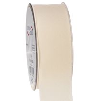daiktų Dekoratyvinė aksominė juostelė, plati, dovanoms ir rankdarbiams, 40 mm x 20 m