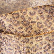 daiktų Leopardo rašto dovanų juostelė kūrybingam dekoravimui ir floristikai, 25 mm x 20 m
