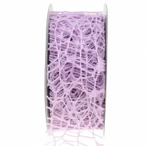 Deco juostelės tinklelis juostelė levanda 40mm 10m