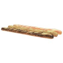 daiktų Bagetiniai maisto manekenai kepyklos dekoracija asorti 45cm 3vnt