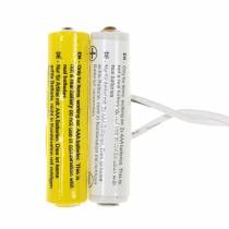 Baterijos adapteris baltas 3m 3V 2 x AAA