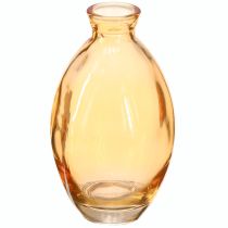 daiktų Svogūninės vazos stiklinės mini vazos oranžinės Ø7cm H12cm 6 vnt