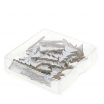 daiktų Blizganti eglutė sklaidymui 4cm 48 vnt