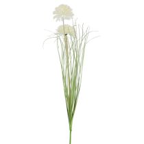 daiktų Dirbtinės gėlės rutulinė gėlė aliuminis dekoratyvinis svogūnas dirbtinis baltas 90cm
