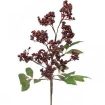 Uogų šakelė raudona dirbtinė rudens puošmena 85cm Dirbtinis augalas kaip tikras!