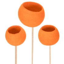 daiktų Bell Cup mišinys ant pagaliuko, oranžinis, 15 vnt.