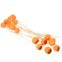 daiktų Bell Cup mišinys ant pagaliuko, oranžinis, 15 vnt.