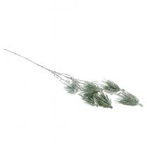daiktų Žiemos puošmena kalninės pušies šakelė dirbtinai apsnigta L70cm