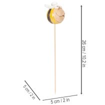 daiktų Sodo kuolo formos bitės lauko dekoracija sodui ir balkonui 26 cm 4 vnt.