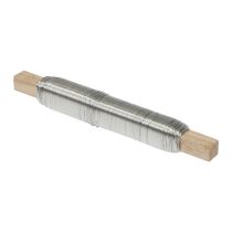 daiktų Rišimo viela vyniojama viela gėlių viela sidabrinė 0,50mm 100g 3 vnt