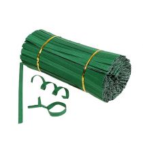 daiktų Rišimo juostelės trumpos žalios 20cm 2 laidų 1000 vnt