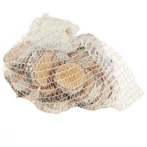 daiktų Beržo griežinėliai su žieve, 24 vnt., Ø5-6cm, baltai dažyti, dekoratyvinė rankdarbių medžiaga vestuvėms, „pasidaryk pats“ projektams