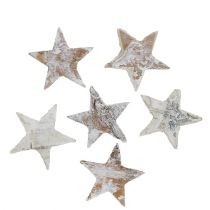daiktų Beržinės žvaigždės mini 2cm - 2,5cm balintos 150 vnt