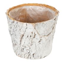 daiktų Žievės imitacijos augalų vazonas, idealiai tinka kaimiškam interjero dizainui ir augalų dekoravimui, 12 cm, 4 vnt.