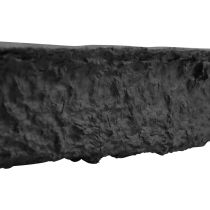 daiktų „Oasis Black Biolit“ širdies formos sodinimo padėklas, juodas, 36 cm, dekoratyvus, ekologiškas