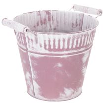 daiktų Skardinis kibirėlis, violetinės ir baltos spalvos, Ø19cm, aukštis17cm, 1 vnt.