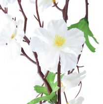 daiktų Gėlių girlianda dirbtinių gėlių girlianda baltos gėlės 160cm