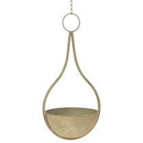 daiktų Gėlių krepšelis, pakabinamas krepšelis, metalo apdailos sodas Ø16cm H38cm