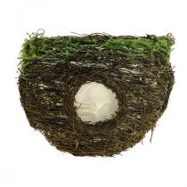 daiktų Pakabinamas krepšelis rudas pakabinamas krepšelis augalų krepšelis vynmedžiai samanos Ø24cm