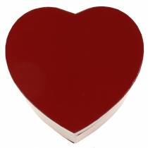 Gėlių dėžutė širdelė raudona 14/16cm rinkinys iš 2 vnt