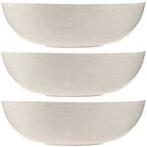 daiktų Gėlių dubuo plastikinis dubuo smėlio spalvos margas Ø30cm 3vnt