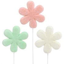daiktų Flower Stick Blossom Pastel Ø8,5cm 12 vnt