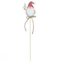 daiktų Gėlių kamščiai mediniai Kalėdiniai nykštukai 5x8cm 12 vnt