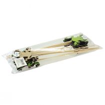 daiktų Gėlių kamštis varlė juokinga dekoratyvinė kamščio mediena 7,5cm 12vnt