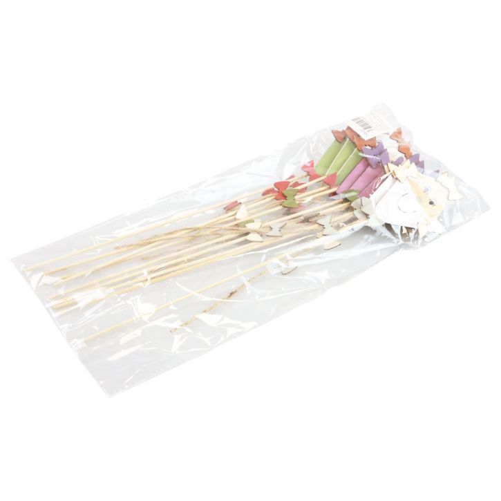 daiktų Gėlių kamštis rudens drakono mediena violetinė žalia balta 5,5×8cm 9vnt