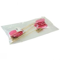 daiktų Gėlių kamštelių puokštės puošmena torto viršus balionas rožinis 28cm 8 vnt