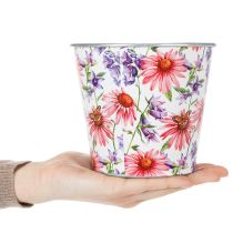 daiktų Gėlių vazonas, pavasarinė dekoracija, sodintuvas, metalinis, Ø14cm, aukštis 12,5cm