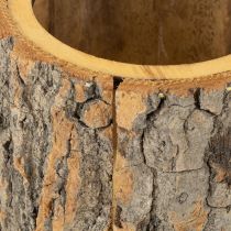 daiktų Vazonas-medžio žievės formos nykštukas-rūdys, aukštis 24 cm
