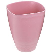 daiktų Vazonas plastikinis vaza orchidėjų vazonas rožinis H16,5cm 4vnt