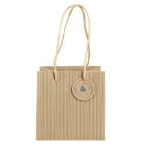 daiktų Gėlių vazonas iš popieriaus rumbuotas folija 12x12cm 8 vnt