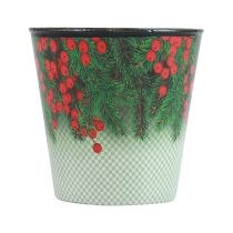 daiktų Gėlių vazonas Kalėdų vazono kibiras Ilex Ø13cm H11,5cm