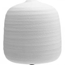 daiktų Gėlių vaza, keraminė vaza, dekoratyvinė vaza balta Ø22cm H22,5cm