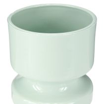 daiktų Gėlių vaza Metalinė mėtų žalia emalio spalva Ø9cm H17,5cm