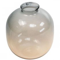 daiktų Gėlių vaza, dekoratyvinė, maža stiklinė, H9cm Ø8cm