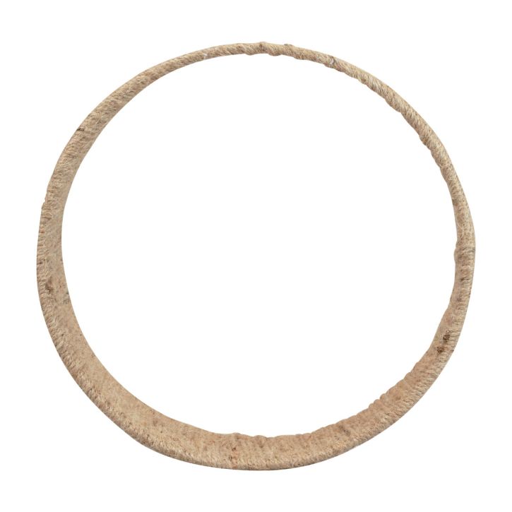 Boho stiliaus pakabinamas dekoravimo augalas sūpynių dekoravimo žiedas džiutas 31cm